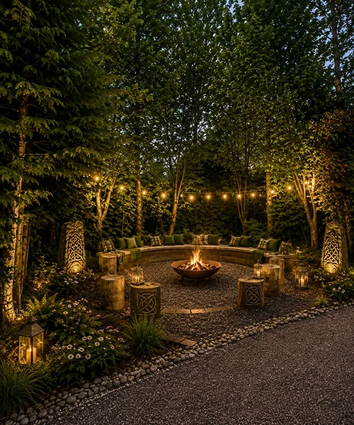Fire Pit Circle
